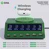 2UUL Multi-Port Desktop Charger | Fast Charging for Apple iP17, Android | PD3.0 & QC3.0 Supported | Wireless Charging