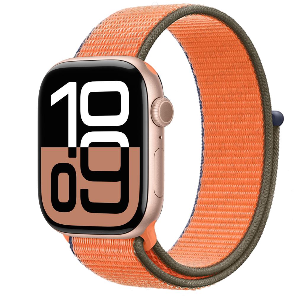 Cinturino in Nylon a Passante Per Apple Watch Bands 46mm 44mm 40mm 41mm 45mm 42mm Cinturino Originale iWatch Serie 11 10 SE 9 8 Ultra 3