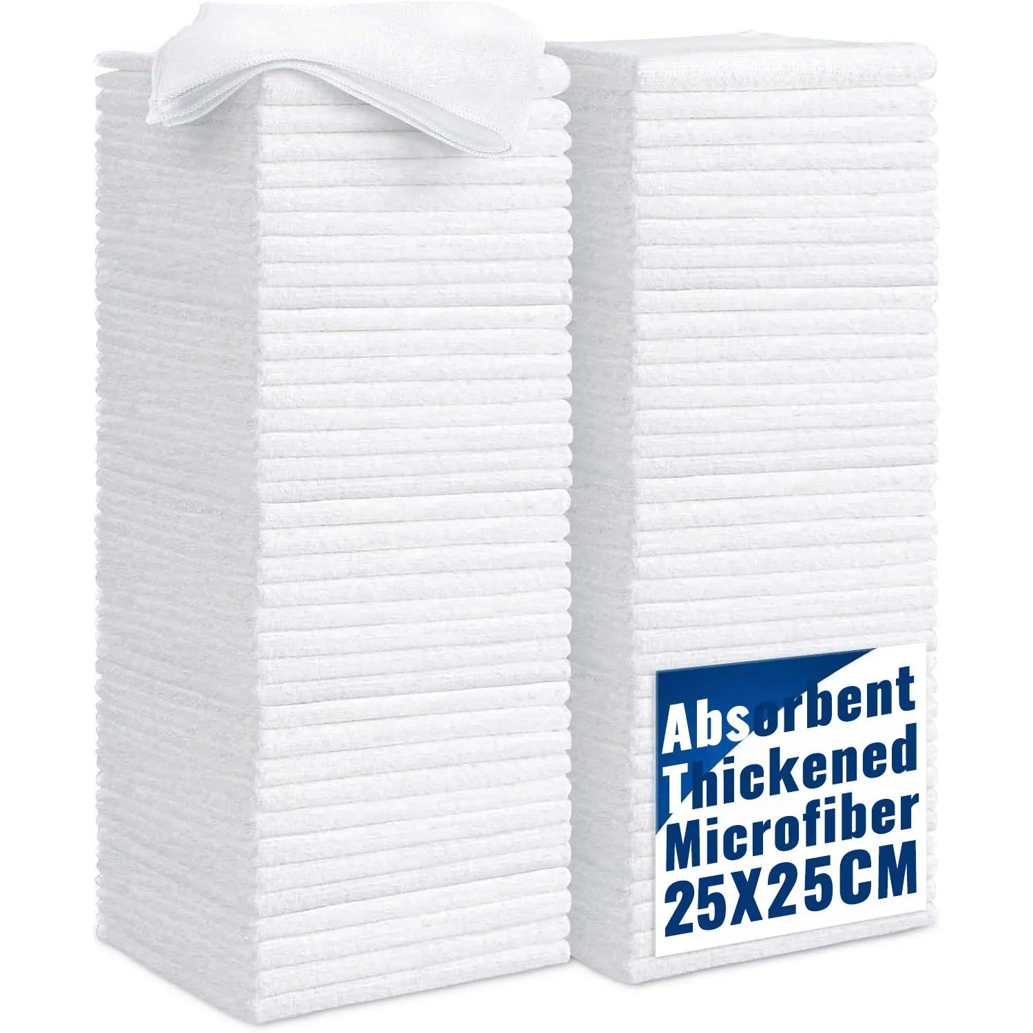 

1-24PCS Microfiber Cleaning Cloth, Dishwashing Cloth Household Rag Kitchen Bathroom Cleaning Towel Durable Absorbent Towel 3pcs