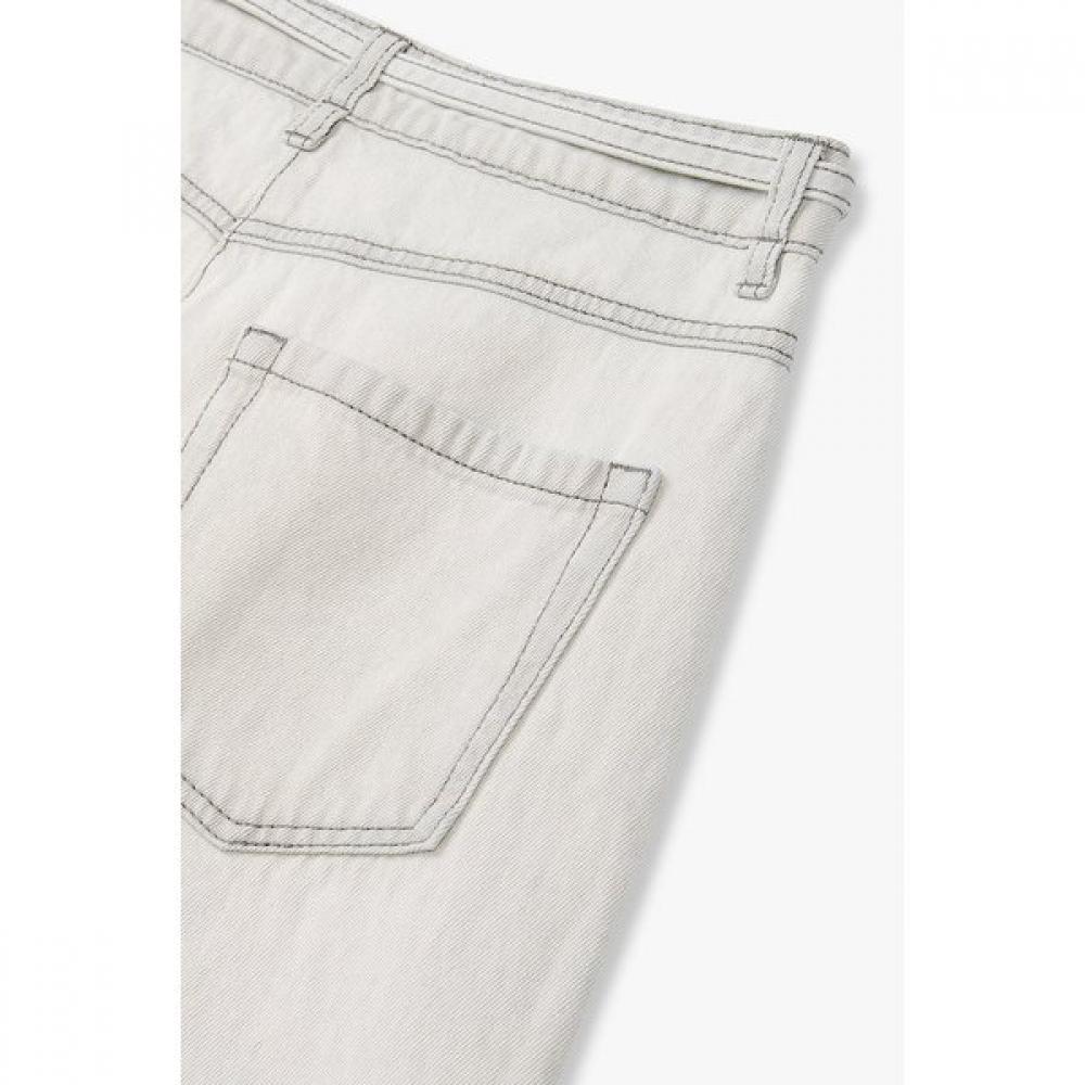 Vov Belted Semi Wide Denim Pants  7156155001 