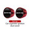 Alloy Car Cigarette Lighter Plug Cover Dustproof Button Cover For Mercedes Benz AMG C180 C300 W124 W176 W177 C200 C260 GLC CLE EE10