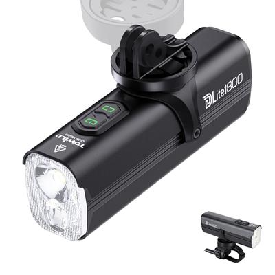 Bicycle Light Rechargeable Road Bike Light Large Capacity 5000mAh 1800 Lumens Road Bike Light Beam Low Automatic Light Road Bike Light Hanging Cross