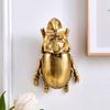 Beetles Wall Hanging Ornament Golden Artwork Walls Sculpture Decoration for Bedroom