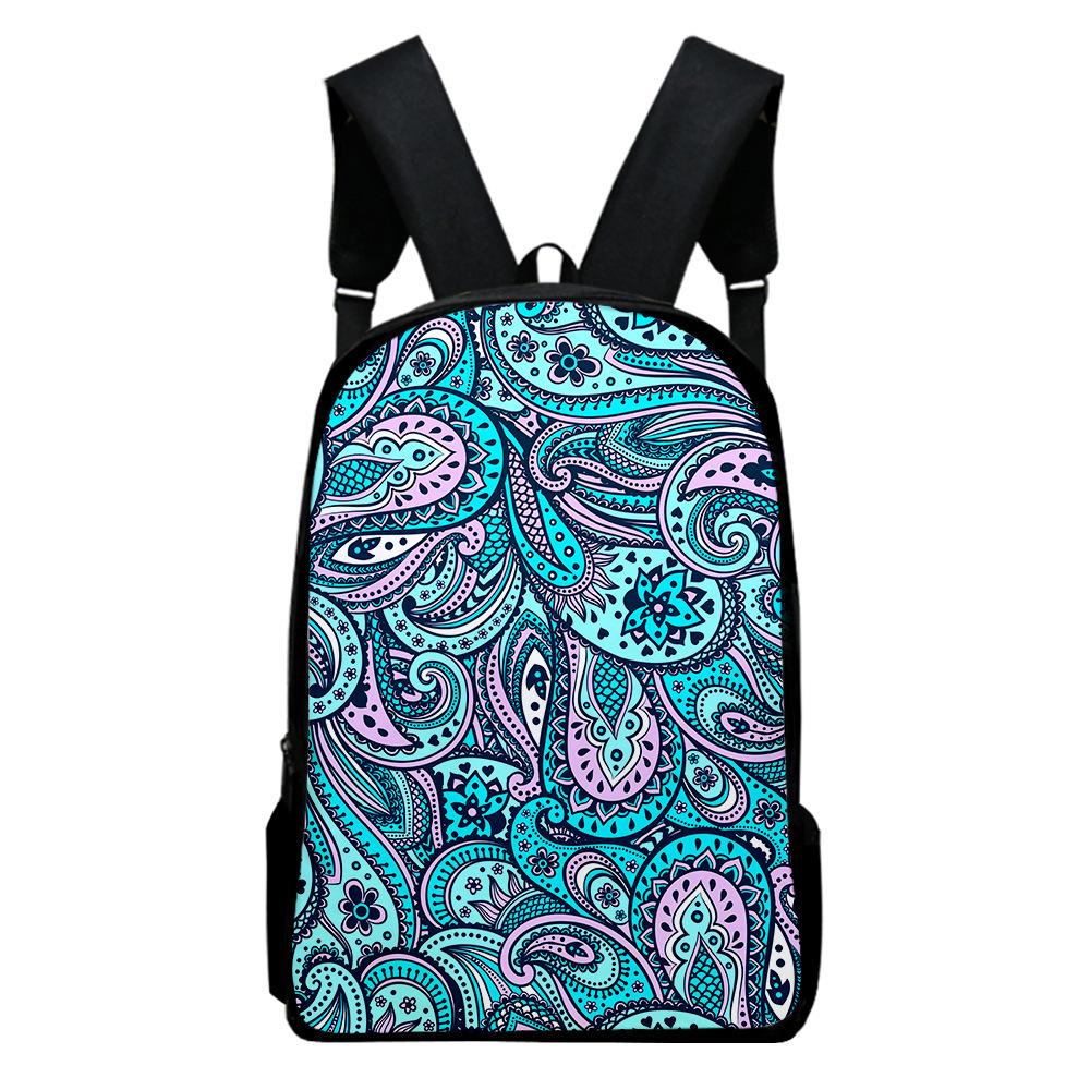 Iconic Favored PLK pupil Backpack Computer Knapsacks 3D Design Oxford Moisture-proof Boys/Girls Outing Backpacks
