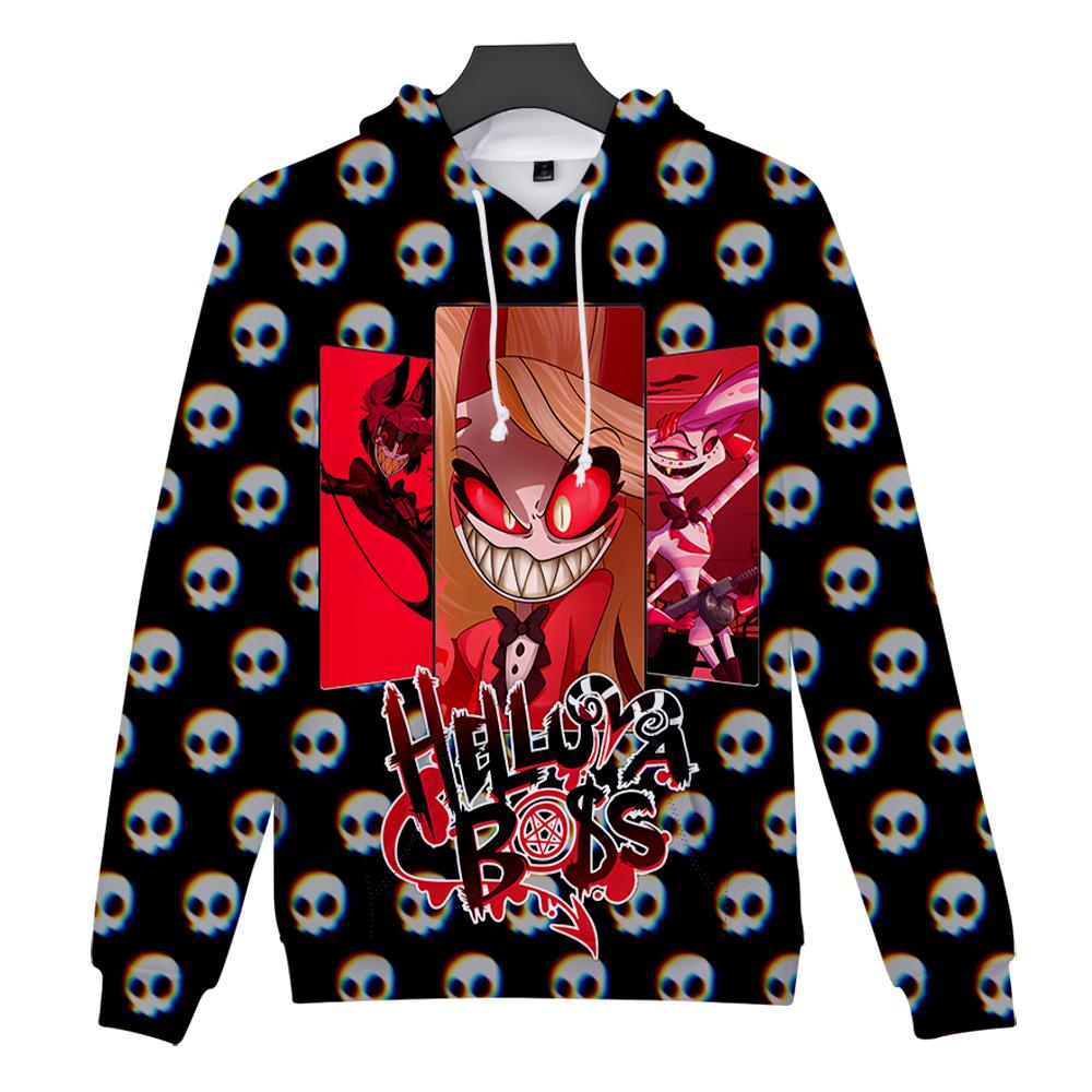 

Hazbin Hotel Hoodie Sweatshirt for Womens Mens Hoodie Sweatshirt Cool Unisex Hooded XS