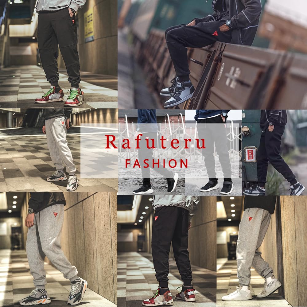 Jogger Running Long Skinny Elastic Stretch Relaxed Pants for All Winter Wear [rafuteru] Men's Pants, Sweatpants, Wear, Fleece-Lined, Pants, Thick,