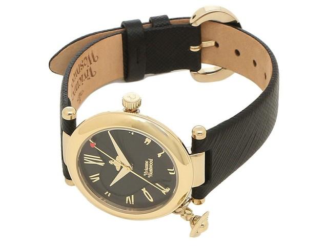 Vivienne Westwood Watch Women Orb Heart 32MM Quartz Black VV006GDBLK 3859878 NEW