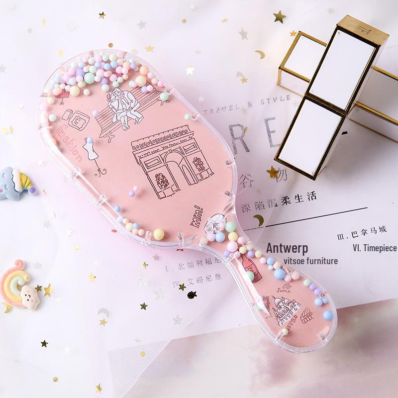 

Набор расчесок для волос с антистатическим эффектом и без узелков: Длинные и короткие зубцы, массаж с помощью воздушной подушечки, идеально подходит для укладки волос студентам и детям.