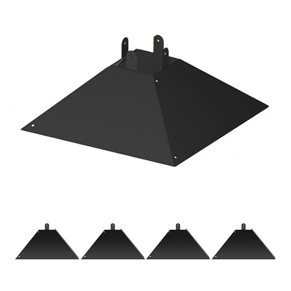 Squirrel-proof Bird Feeder Accessory Squirrel Baffle for Bird Feeder Pole Metal Guard To Deter Squirrels Raccoons from for 4x4