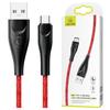 Usams Kabel Pleciony U41 Usb-C 3M2A Czerwony/Red Sj398Usb02 (Us-Sj398) Fast Charge