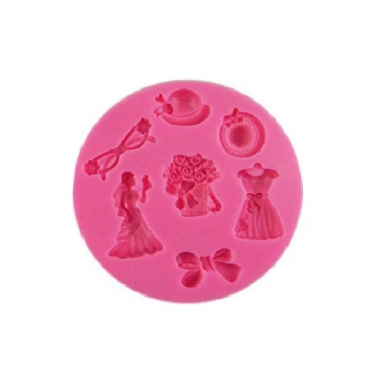 Silicone Mold Chocolate Hats Clothes Fondant Cake Candy Soap Moulds for Decor