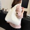 Trendy And Stylish Cotton Bucket Tote Bag For Women Chic Casual Design And Versatile Use