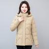 Medium and long thickened loose cotton clothes large size jacket winter bread clothes women's new cotton clothes Cang