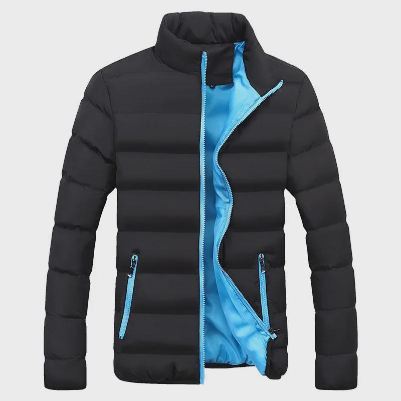 Men's Winter Stand Collar Down Cotton Running Jacket 2023