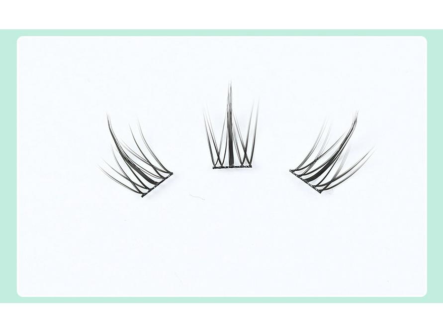 

Самоклеящиеся накладные ресницы «рыбий хвост» - Без клея, с естественным видом и простые в применении