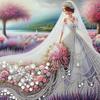 2025 NEW Wedding Veil Girls Diamond Painting Kit 5D DIY Creative Diamond Mosaic Embroidery Art Handmade Craft for Home Art Decor