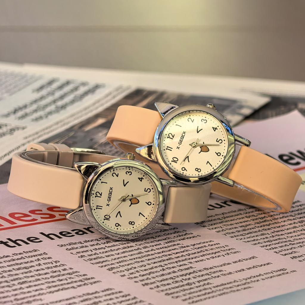 Trendy Student Watch Female Niche Candy Color College Style Art Sense High Value Watch Birthday Gift Quartz Watch