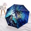 1pc Galaxy Mountains Fashionable Automatic Opening/Closing Folding Umbrella with 8 Bones, Windproof Portable, Daily Use47
