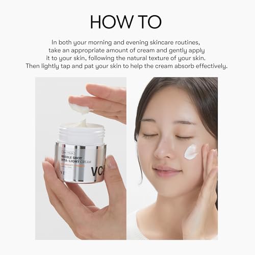 VTCOSMETICS Leadle Shot Vita Light Cream, Skin Care, Face Cream, Moisturizing