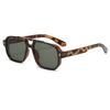 New European and American Retro Double-Beam Men's Square Sunglasses - Fashionable for Driving and Business