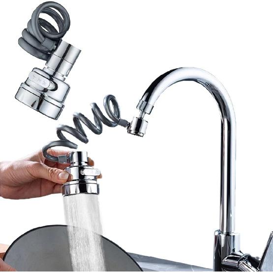 Wasserhahn-Sprühaufsatz, Küchenspülbecken-Sprühgerät, Spülbecken-Sprühaufsatz für Wasserhahn, Küchenwasserhahn-Sprühaufsatz mit ausziehbarem Schlauch, Wasserhahn