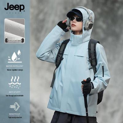 JEEP SPIRIT Unisex Outdoor Windbreaker Jacket