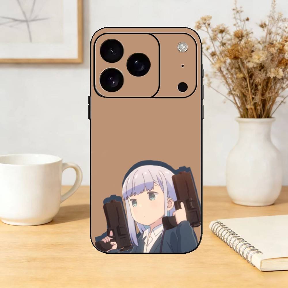 

R-Reina A-Aharen-san Phone Case For iPhone 17,16,15,14,13,12,11 Plus,Pro,Max,Mini Silicone black Soft Cover iPhone16promax