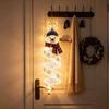 Bright LED Lights for Night Decor Christmas Magic Spiral Hanging Light, Decoration with Vertical Display Office Porch Entryway Doorway And Outdoor