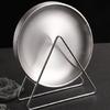 Rustproof Plate Holder For Kitchen Counter Sturdy Construction And Drainage Designs