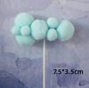 10-Pack 3D Hot Air Balloon & Rainbow Cake Toppers