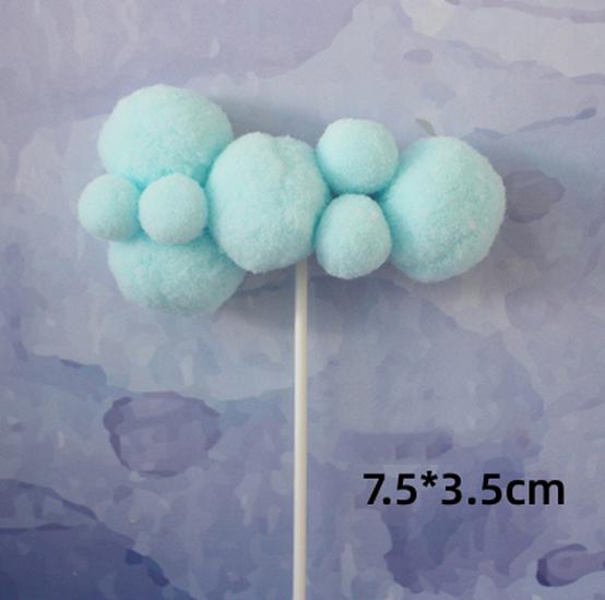 10-Pack 3D Hot Air Balloon & Rainbow Cake Toppers
