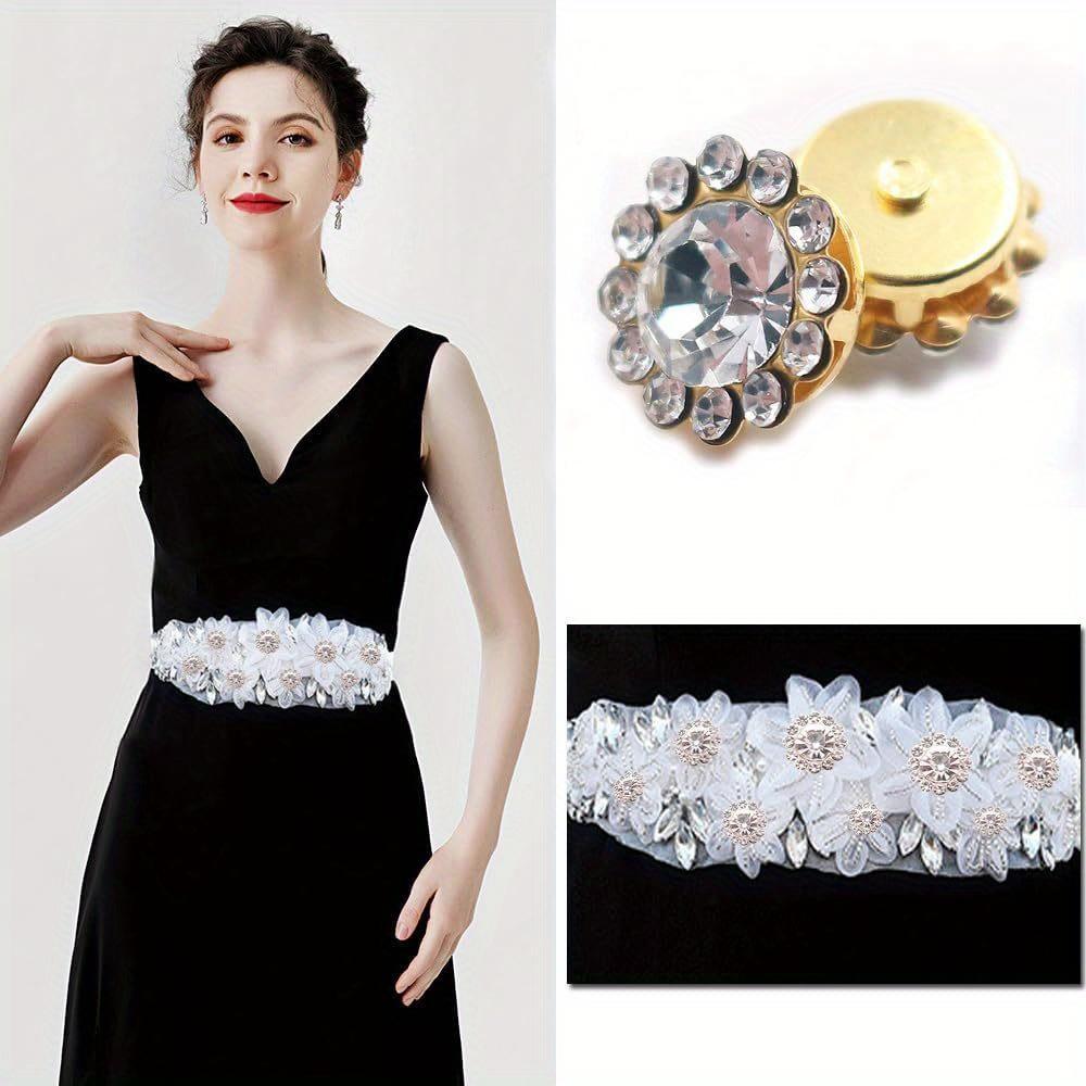 50/100/200 Stück Legierungsmaterial Glas Blume geformte Kralle flache Rückseite Strassstein, verwendet für die Herstellung, für Kleidung, Schuhe, Hüte, Taschen