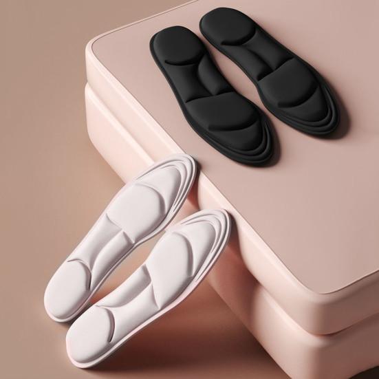 Ayakkabılar için 5D Tabanlıklar Nefes Alabilen Koşu Spor Tabanlıkları Kemer Desteği Plantar Fasyait Ayakkabı Pedleri Tüm Ayakkabılar için Hafızalı Köpük Ayakkabı Tabanlıkları