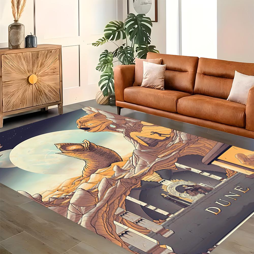 Desert Planet Adventure for Living Room rug, Bedroom, Study Room, Hallway Decoration, Perfect for Home Decoration or Holiday Gifts