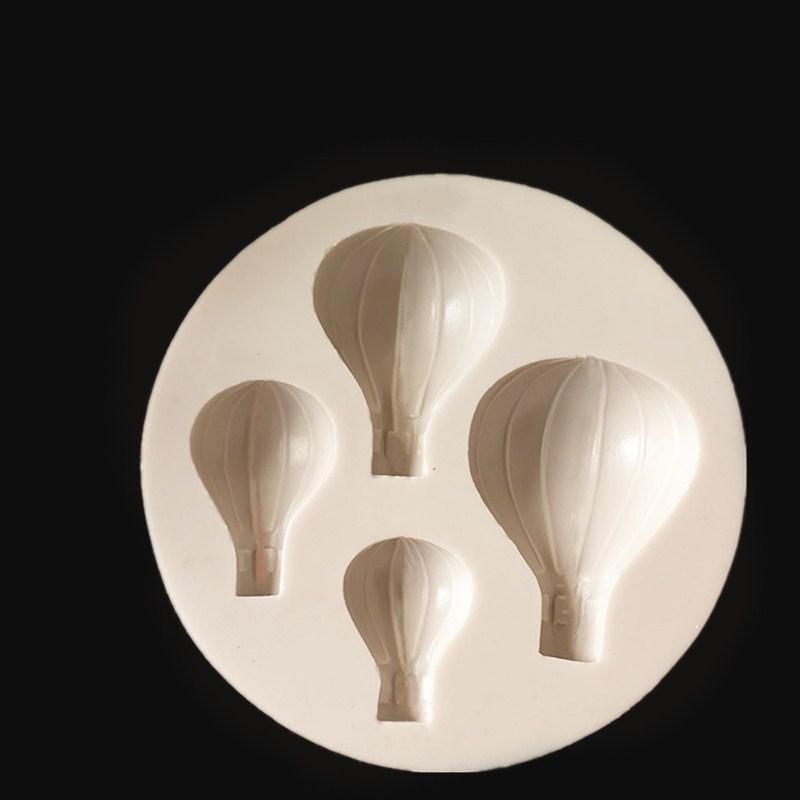 1pcs Hot Air Balloon Silicone Mold Fondant Cake Decoration Tool Chocolate Fudge Mold Sugarcraft Bakeware Kitchen Tool