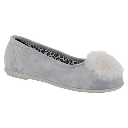Sleepers Womens/Ladies Julie Pom Pom Slippers