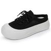 New Feizi Breathable Casual Women's Shoes with Soft Soles Versatile Women's Half-slippers and Durable Single Shoes