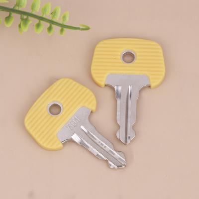 2 Pièces 701 Clé de Contact Chariot Élévateur Pour Camions 28520480 Jaune Clé de Contact Clé de Démarrage Puissance Accessoires Chariot Élévateur Électrique Manuel