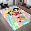 Cute The Powerpuff Girls Anti-slip Rug, Rectangular Carpet for Living Room, Bedroom and Sofa Area