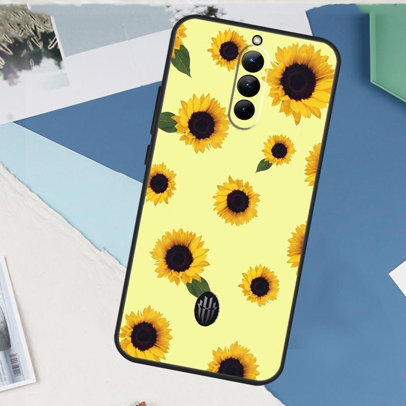 Sunflower Case For ZTE Nubia Red Magic 8S 9S 10S 10 9 8 11 Pro Plus 6 7 6S 7S Pro 5G 6R 10 Air Cover