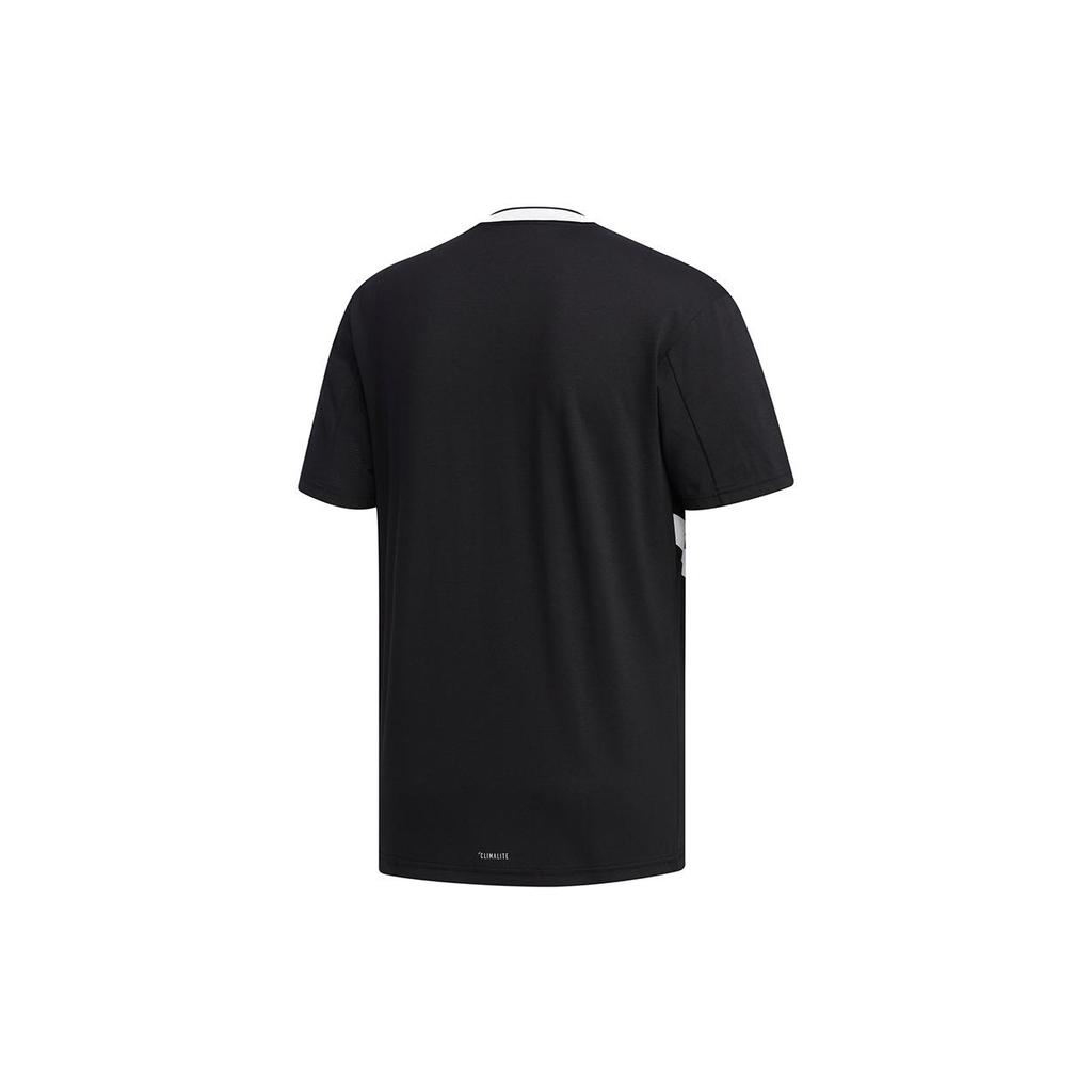 Adidas Neo T Shirts Men's Black Crew Neck Moderate Straight Fit DW8114