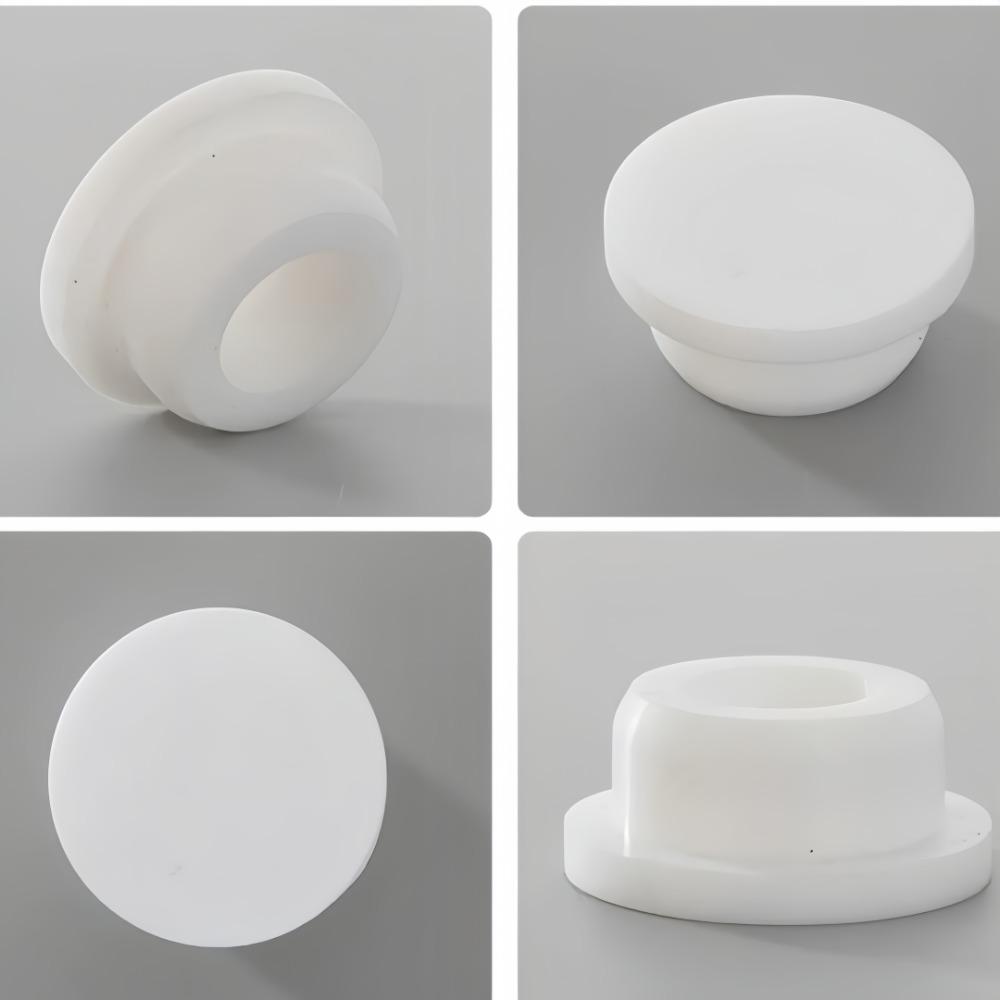 2pcs Washbasin Water Plug White Circular Silicone Overflow Hole Plug Suitable for Kitchen Sink Bathroom Bathtub Sealing Plug