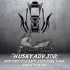 For SYM HUSKY ADV 300 Fuel Tank Protection Stickers Kits Of Motorcycle Accessories Gas Fuel Pad Decoration Refit Decals