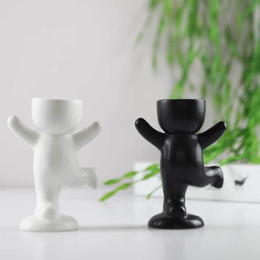 Ghiveci ceramic pentru plante, ghiveci de flori, vază, jardinieră, decorațiune de masă, ghiveci pentru suculente, vaze, decorațiuni pentru casă, ornamente, ghiveci de flori în formă umană