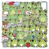 50 Pieces of Cute Frog Stickers Computer Suitcase Waterproof Decorative Stickers Children's Hand Account Stickers