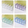 Modern Geometric Bookend Lattice Plastic Desktop Book Holder for Shelves Desk Space-Saving Multi-Purpose Organizer
