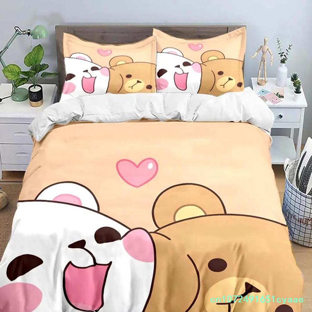 Exquisite Cartoon B-bubu Anime Digital Printing Bedding Set Duvet Cover Comforter Bed Youth Kids Girl Boys Gift Home Textiles