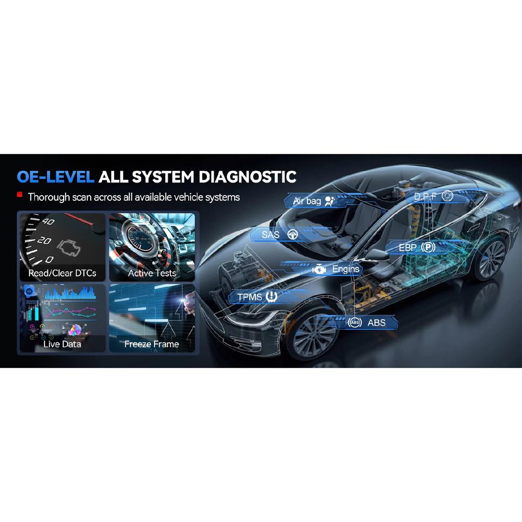 2026 Novo XTOOL Anyscan A30D V2.0 Scanner OBD2 Gratuito Vitalício Ferramentas de Diagnóstico Bluetooth Todos os Sistemas 19 Redefinições Bidirecional FCA