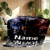 Custom Name Personalized BLEACH Print Blanket, Home Decor, Bedroom, Sofa, Camping, Couch, Gifts for Birthday ChristmasEnthusiasts