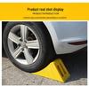 Anti-slip Rubber & Wood Tire Stop Block - Prevents Car Rolling